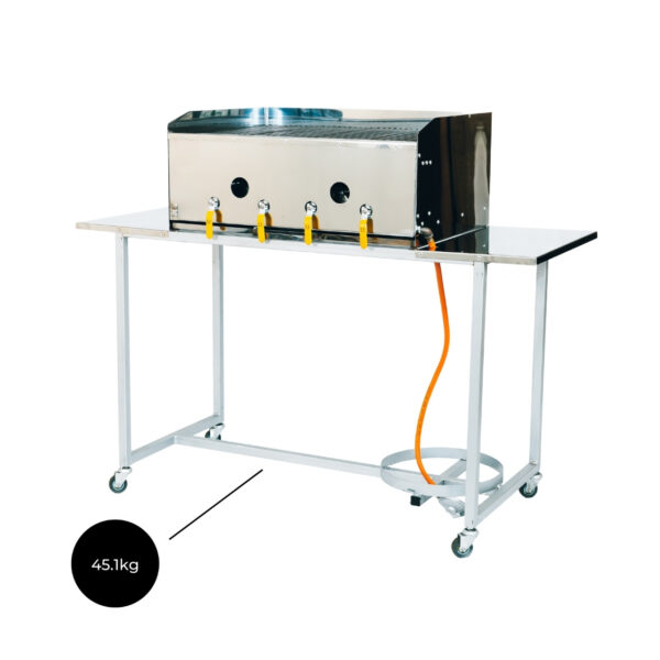 Stainless Steel Gas Flame Griller - 4 Burner 05