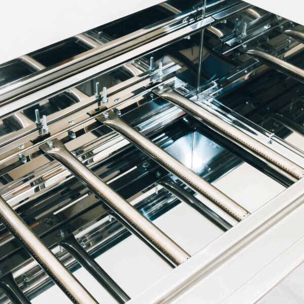 Stainless Steel Gas Flame Griller - 4 Burner